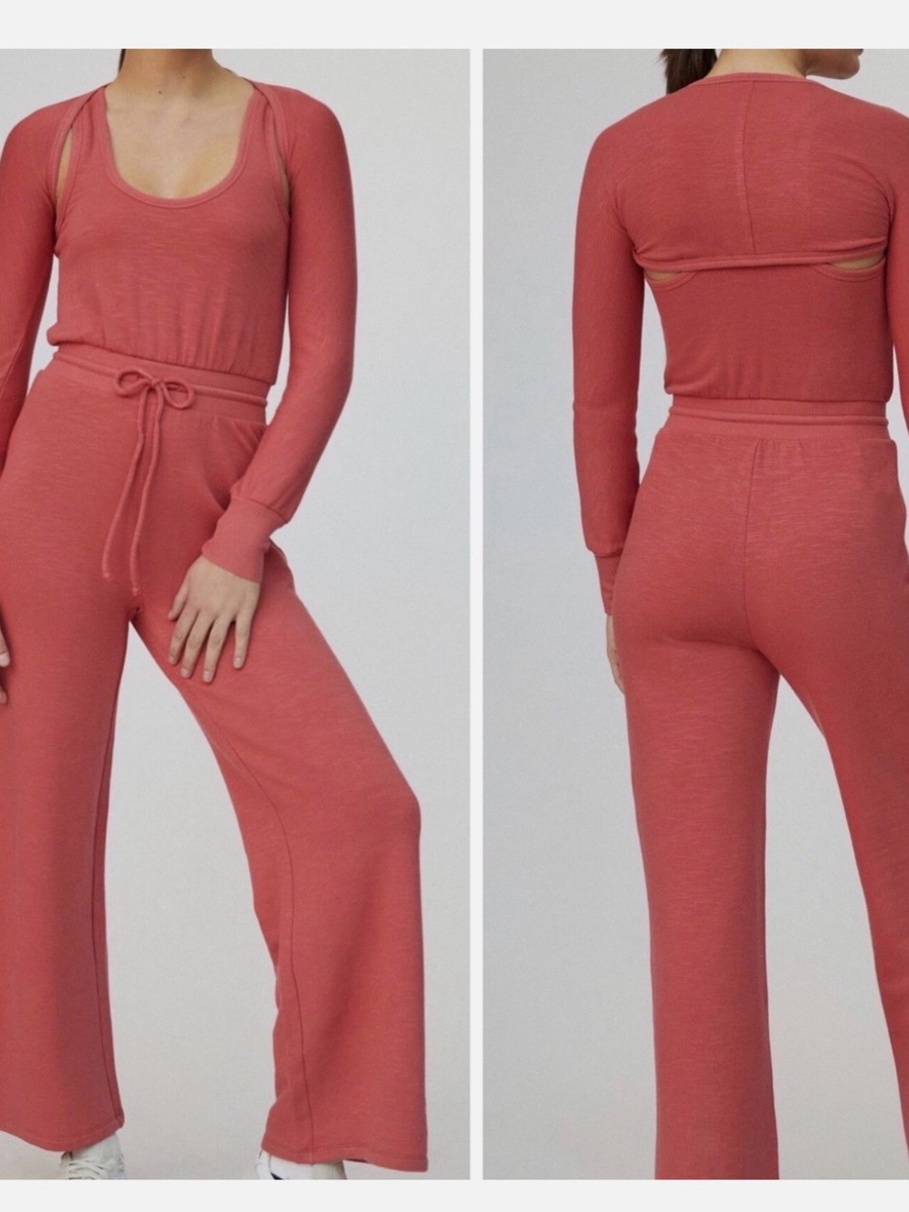 Daily practice jumpsuit set
